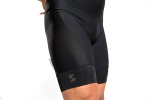 Men's deep black bibs