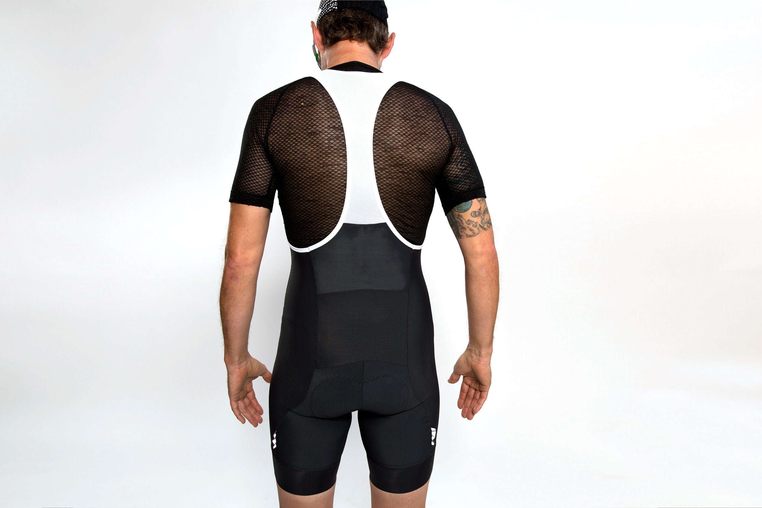 Men's deep black bibs