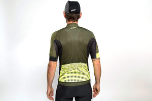 Men's dot-dot-dot Green + Acid jersey