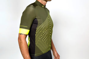 Men's dot-dot-dot Green + Acid jersey