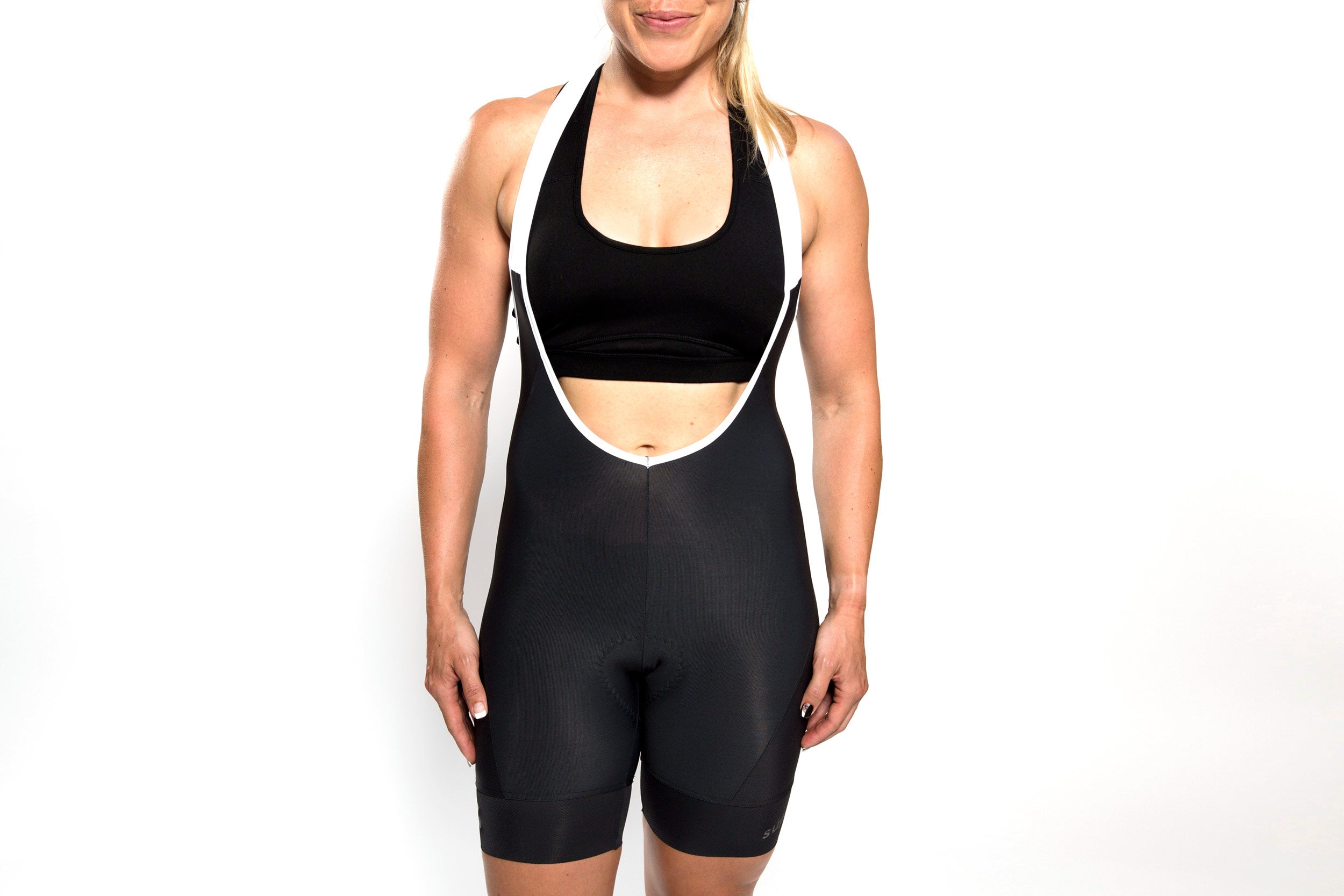 Women's deep black bibs