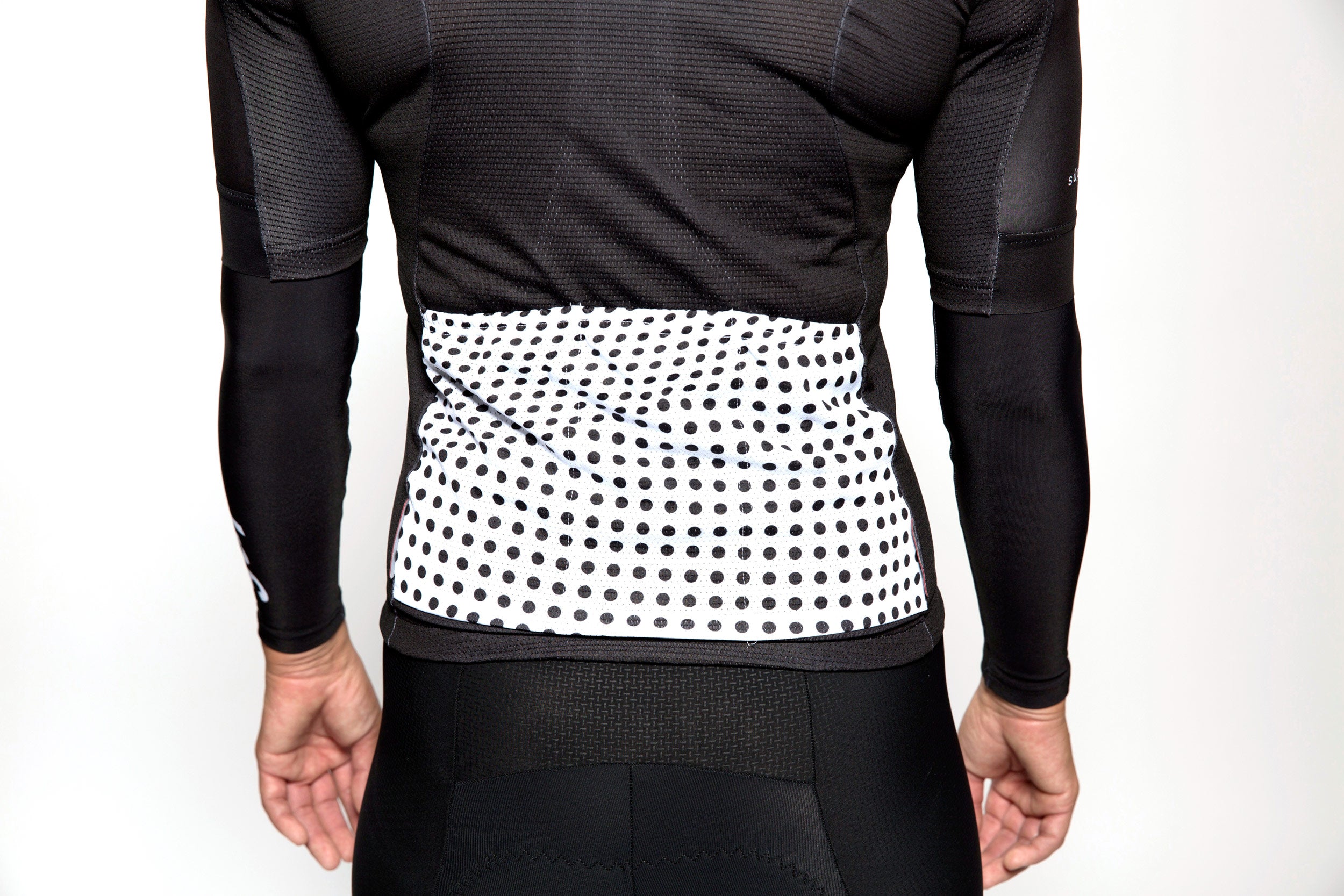 Women's dot-dot-dot Black + White jersey
