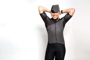 Women's dot-dot-dot Black + White jersey