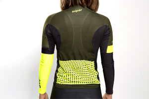 Women's dot-dot-dot Green + Acid jersey